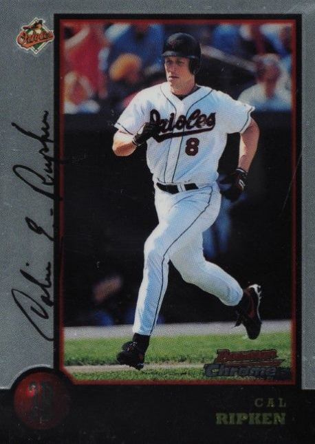 1998 Bowman Chrome Cal Ripken Jr. #222 Baseball Card