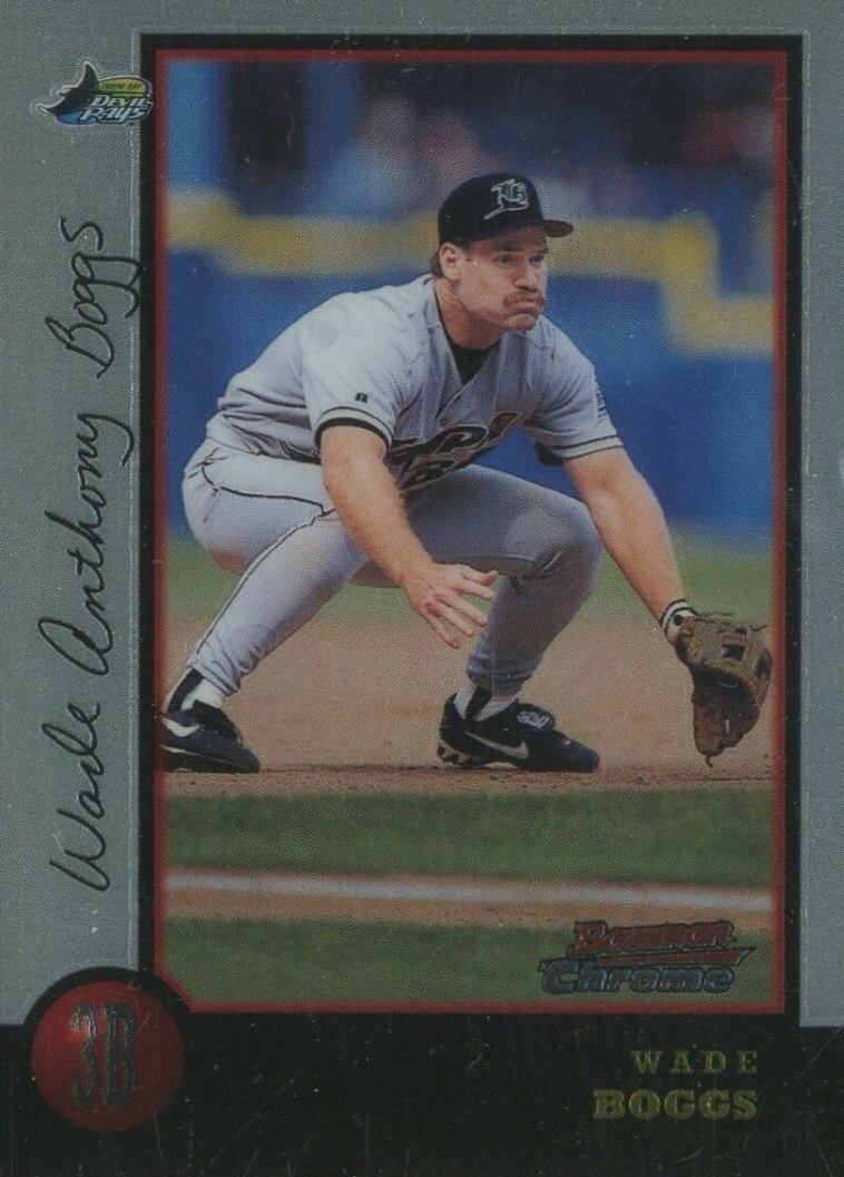 1998 Bowman Chrome Wade Boggs #249 Baseball Card