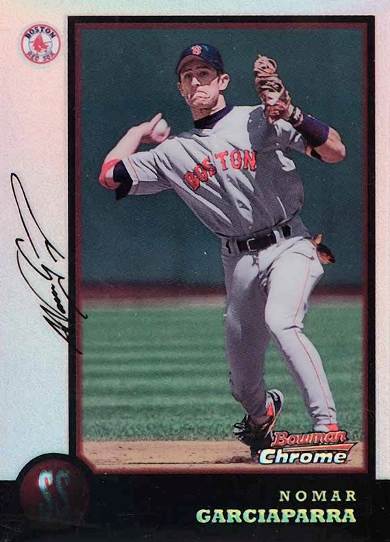 1998 Bowman Chrome Nomar Garciaparra #1 Baseball Card