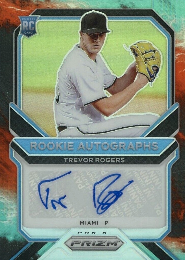 2021 Panini Prizm Rookie Autographs Trevor Rogers #RATR Baseball Card