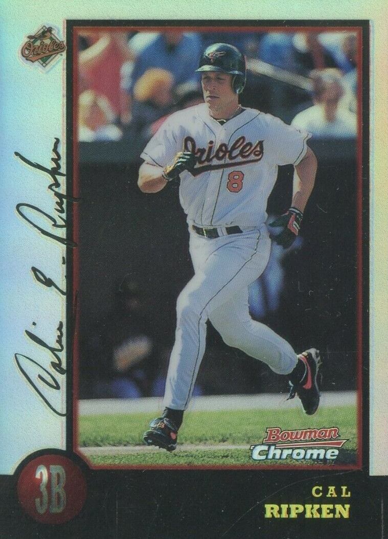 1998 Bowman Chrome Cal Ripken Jr. #222 Baseball Card