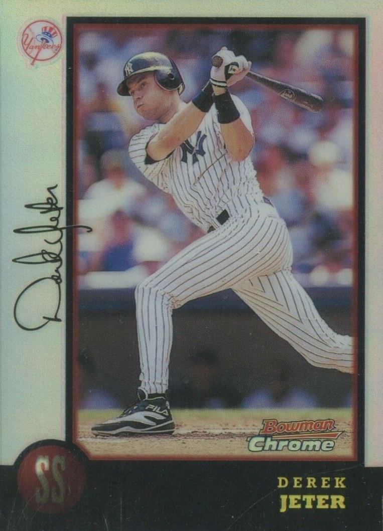 1998 Bowman Chrome Derek Jeter #224 Baseball Card