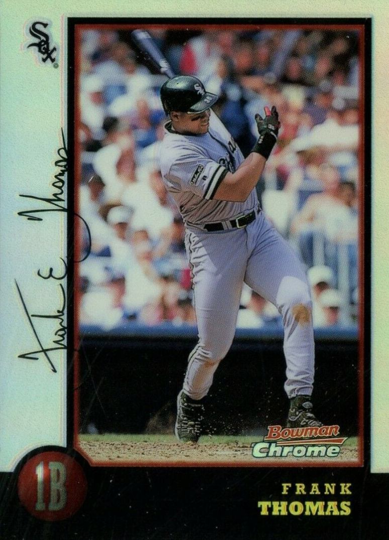 1998 Bowman Chrome Frank Thomas #240 Baseball Card