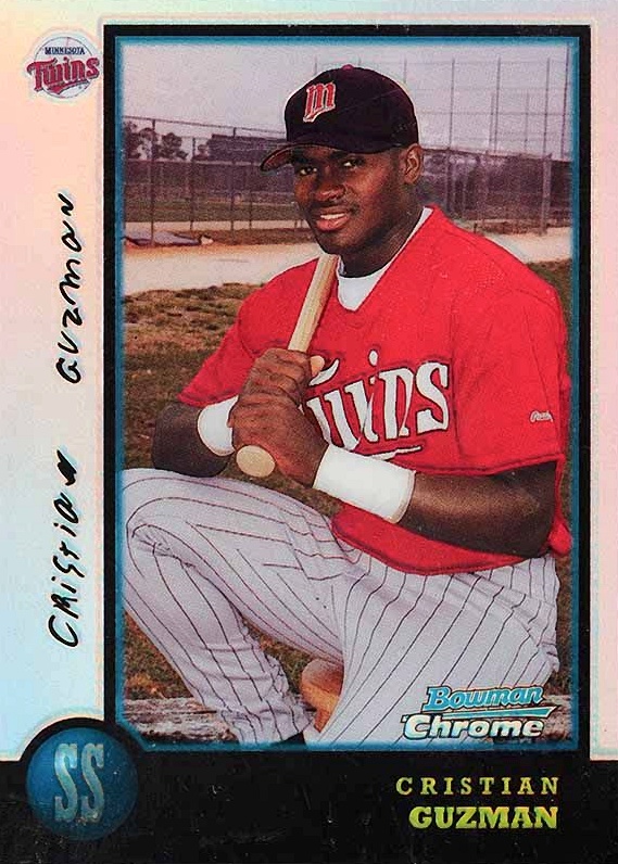 1998 Bowman Chrome Cristian Guzman #349 Baseball Card