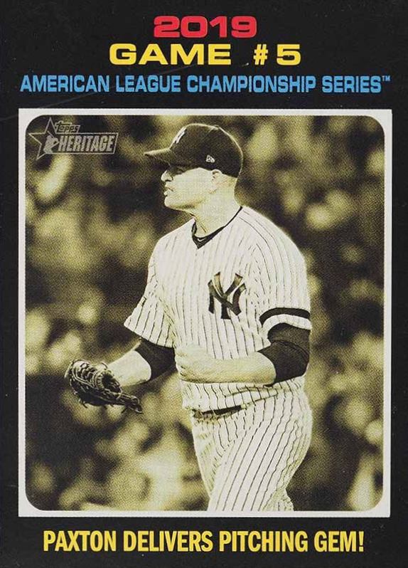2020 Topps Heritage James Paxton #199 Baseball Card