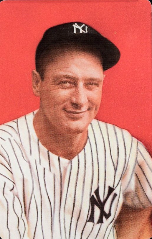 1973 U.S. Playing Card Gehrig Lou Gehrig # Baseball Card