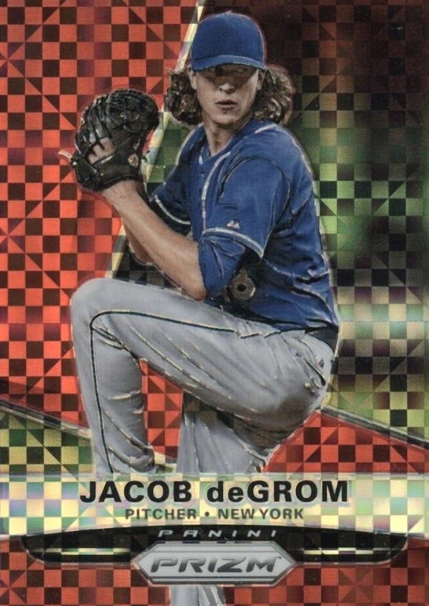 2015 Panini Prizm Jacob DeGrom #78 Baseball Card
