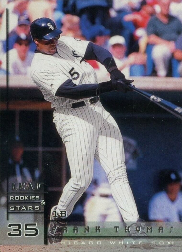 1998 Leaf Rookies & Stars Frank Thomas #27 Baseball Card