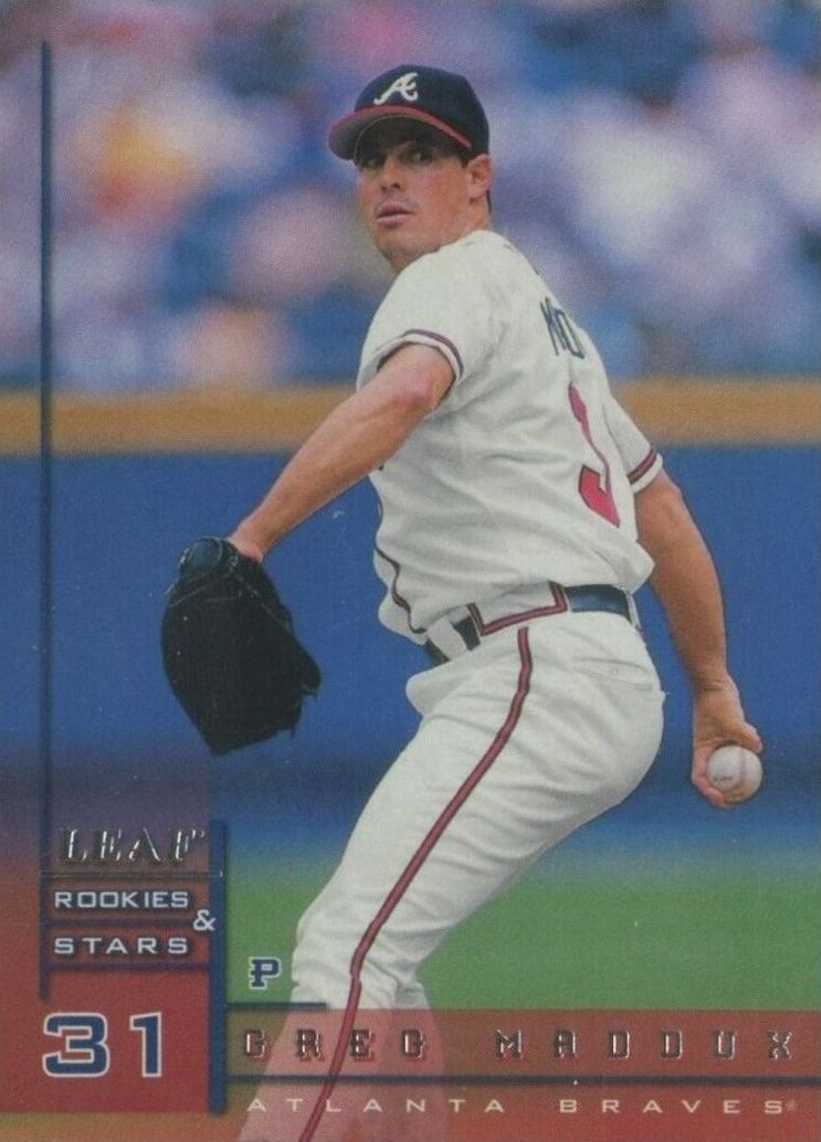 1998 Leaf Rookies & Stars Greg Maddux #31 Baseball Card