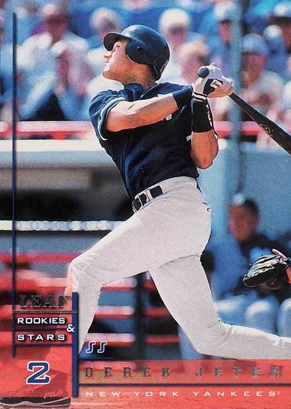 1998 Leaf Rookies & Stars Derek Jeter #34 Baseball Card