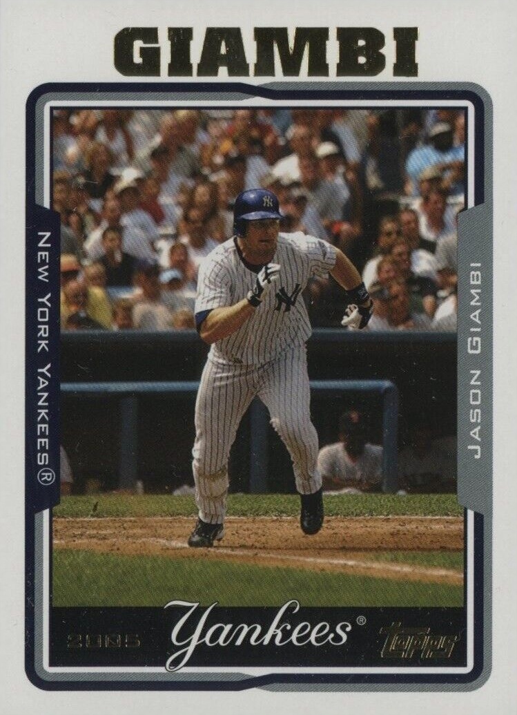 2005 Topps  Jason Giambi #200 Baseball Card