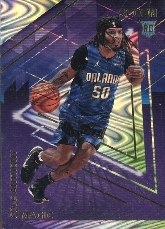 2020 Panini Recon Cole Anthony #12 Basketball Card