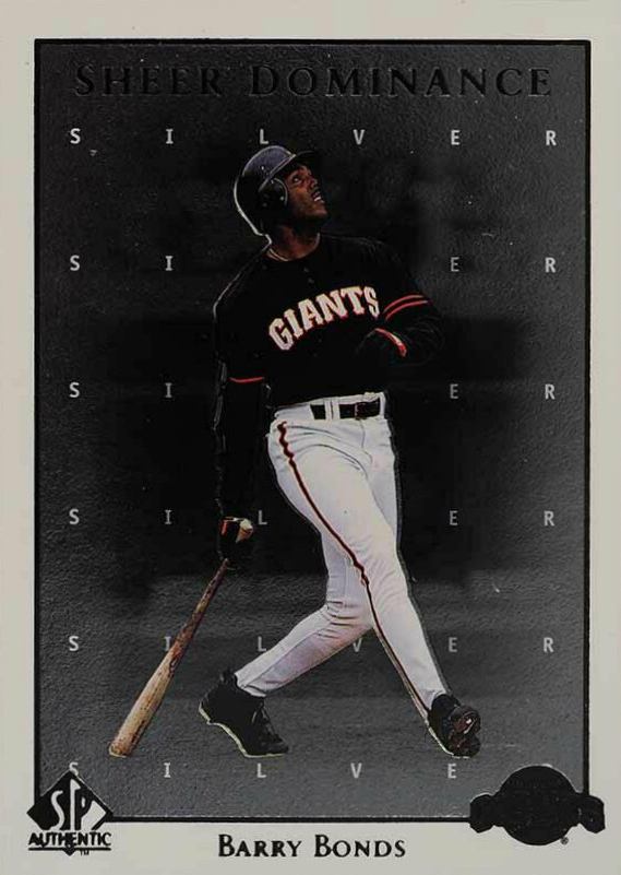 1998 SP Authentic Sheer Dominance Barry Bonds #SD20 Baseball Card