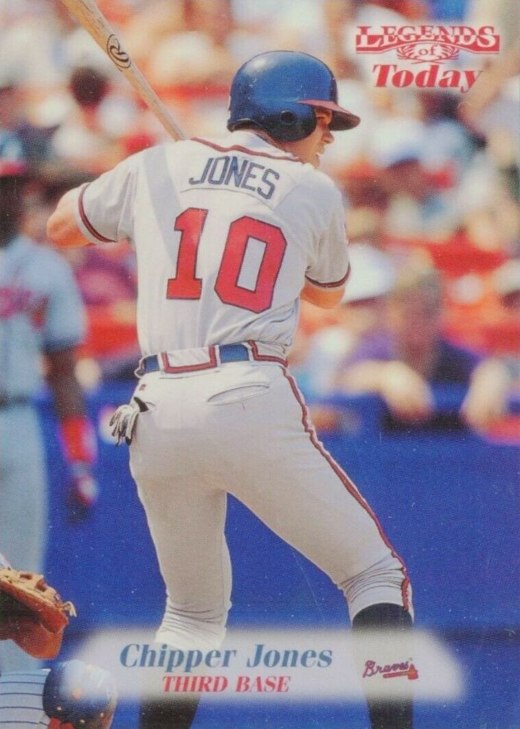 1998 Sports Illustrated Then & Now Chipper Jones #97 Baseball Card