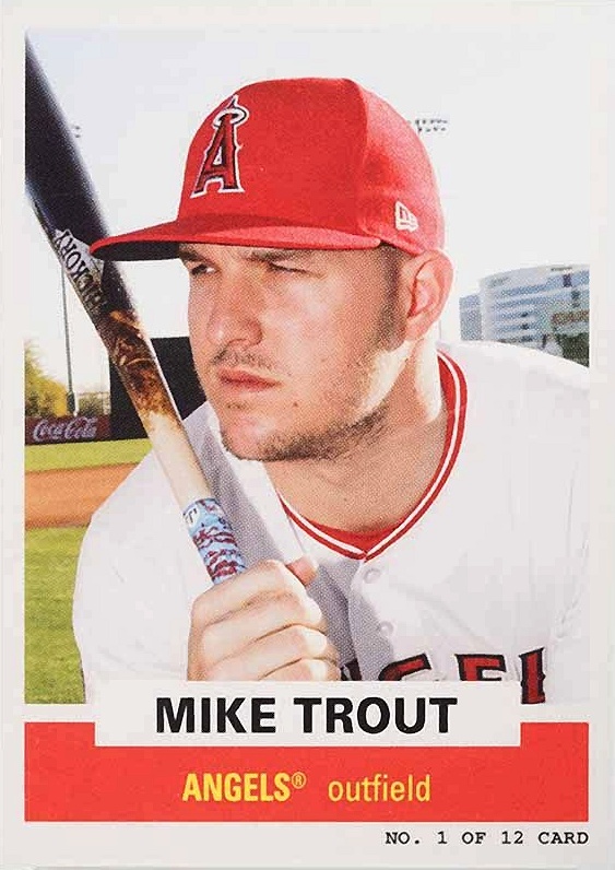 2021 Topps Throwback Thursday Mike Trout #1 Baseball Card