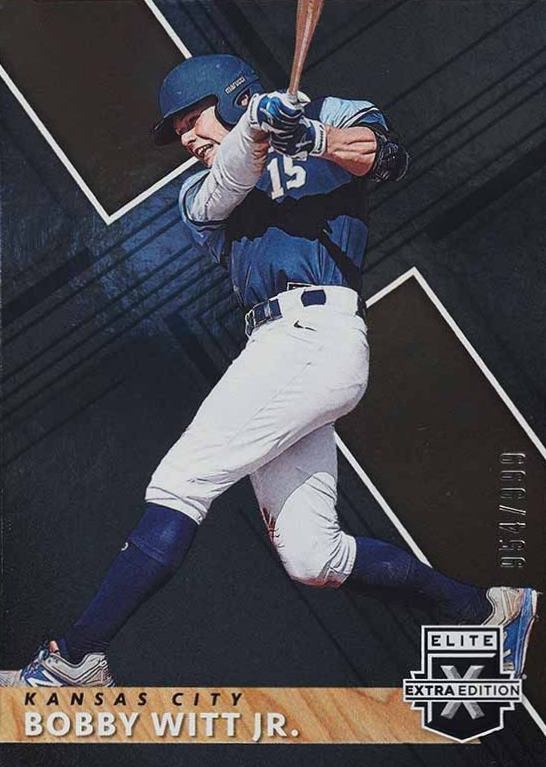 2019 Panini Elite Extra Edition Bobby Witt Jr. #2 Baseball Card