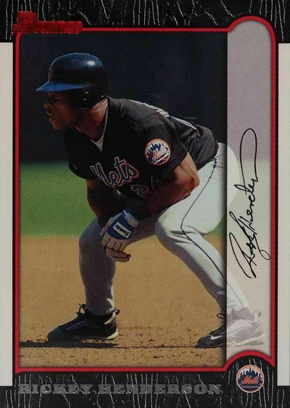 1999 Bowman Rickey Henderson #223 Baseball Card
