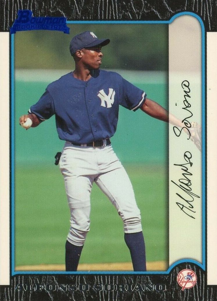 1999 Bowman Alfonso Soriano #350 Baseball Card