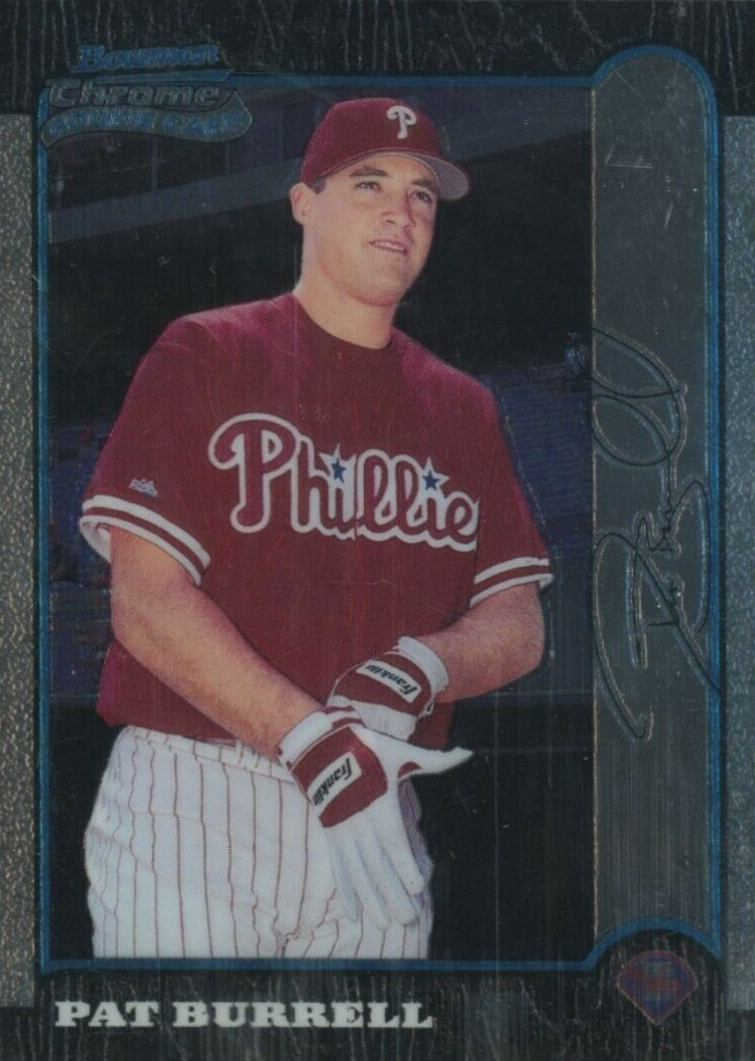 1999 Bowman Chrome Pat Burrell #175 Baseball Card