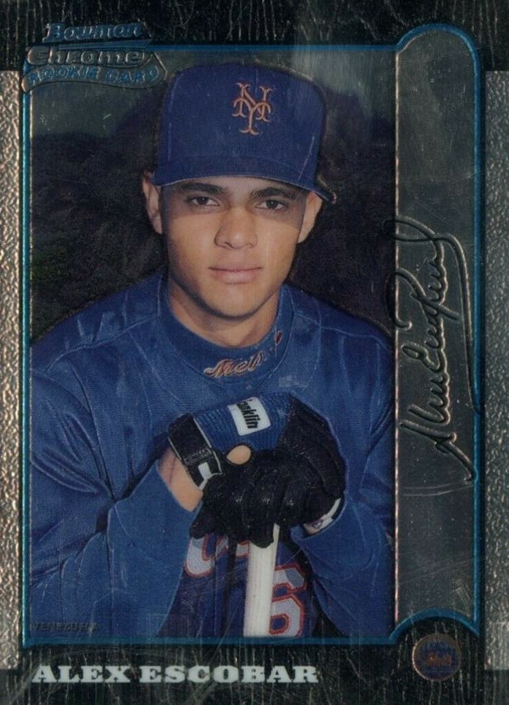 1999 Bowman Chrome Alex Escobar #214 Baseball Card