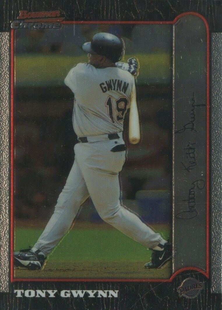 1999 Bowman Chrome Tony Gwynn #264 Baseball Card