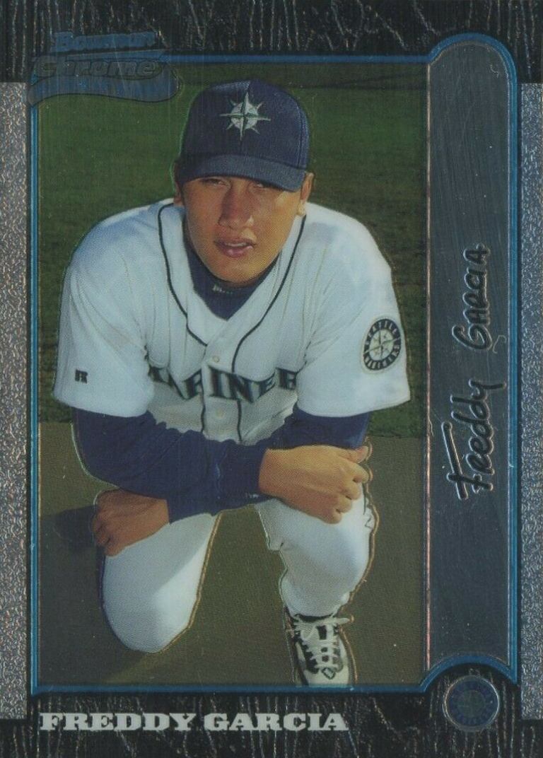 1999 Bowman Chrome Freddy Garcia #404 Baseball Card