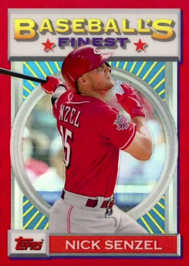 2020 Finest Flashbacks Nick Senzel #28 Baseball Card