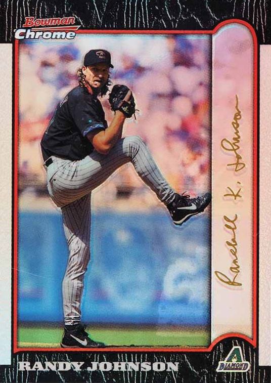 1999 Bowman Chrome Gold Randy Johnson #248 Baseball Card