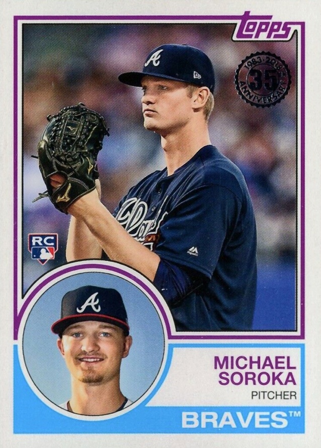 2018 Topps Update 1983 Topps Baseball Michael Soroka #83-48 Baseball Card