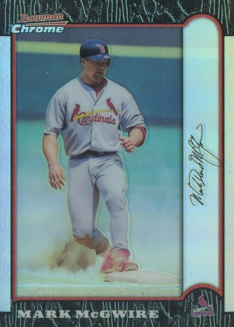 1999 Bowman Chrome Mark McGwire #6 Baseball Card