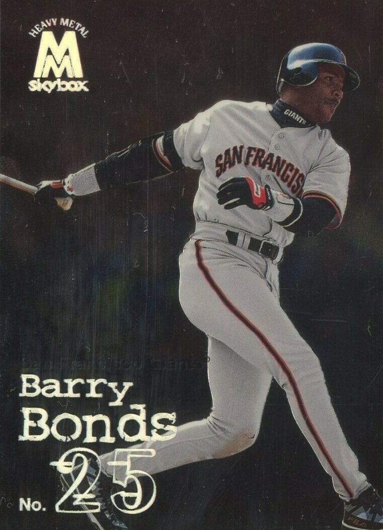 1999 Skybox Molten Metal Barry Bonds HM #122 Baseball Card