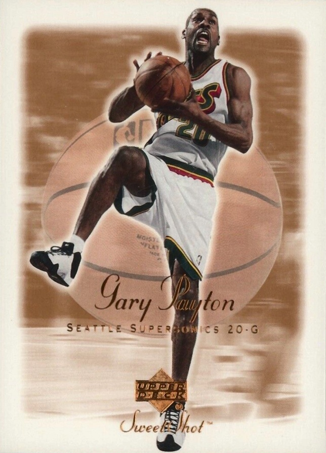 2001 Upper Deck Sweet Shot Gary Payton #79 Basketball Card