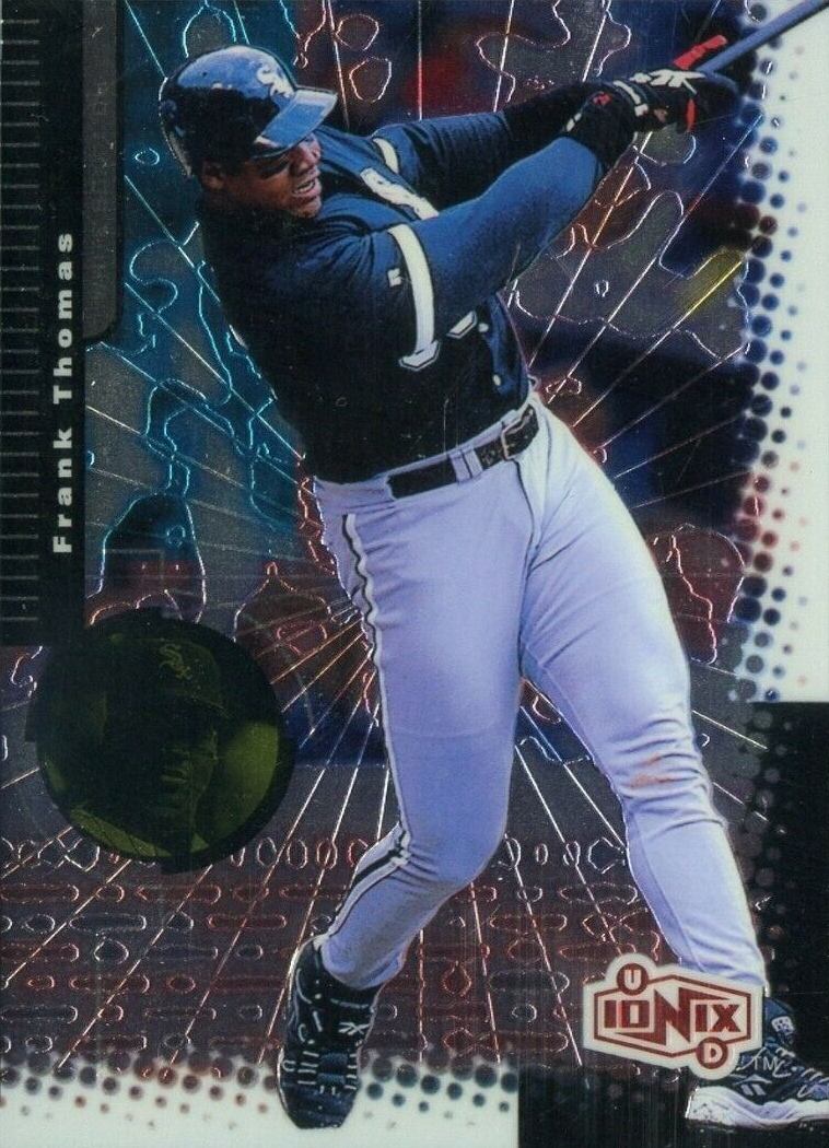 1999 Upper Deck Ionix Frank Thomas #18 Baseball Card