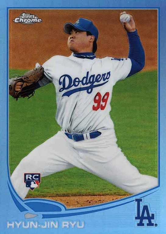 2013 Topps Chrome Hyun-Jin Ryu #25 Baseball Card