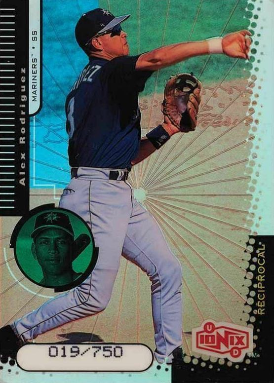 1999 Upper Deck Ionix Alex Rodriguez #R53 Baseball Card