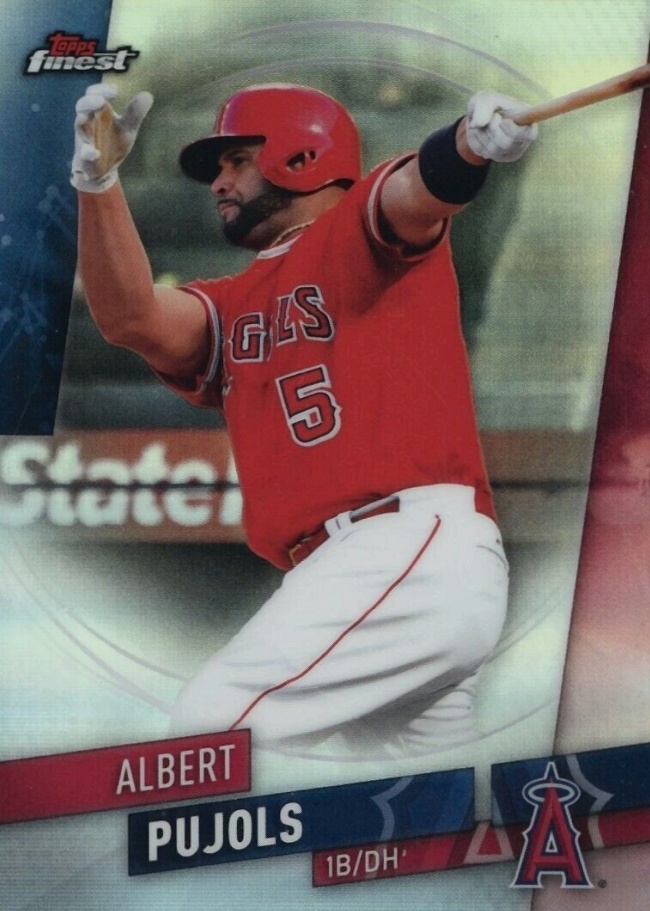 2019 Finest Albert Pujols #12 Baseball Card