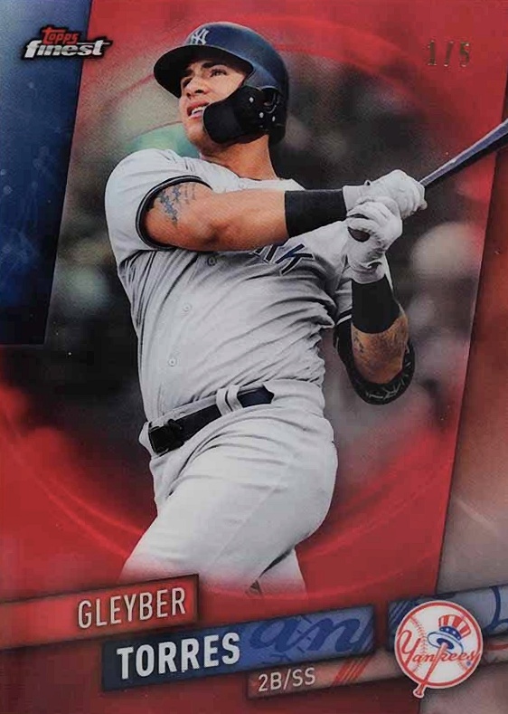 2019 Finest Gleyber Torres #53 Baseball Card