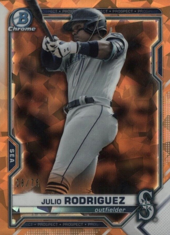 2021 Bowman Chrome Sapphire Edition Prospects Julio Rodriguez #BCP231 Baseball Card