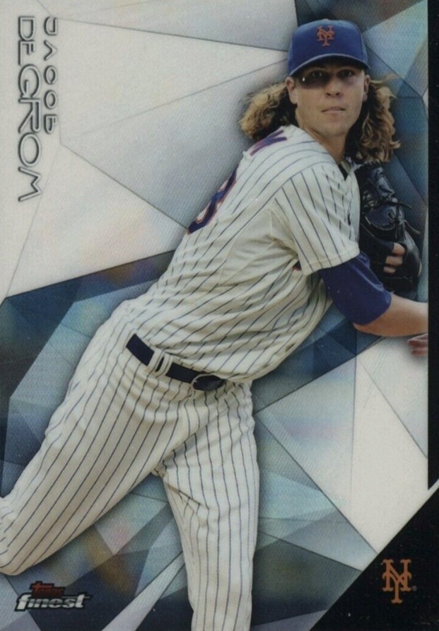 2015 Finest Jacob DeGrom #92 Baseball Card