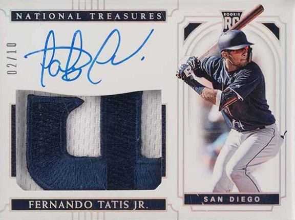 2019 Panini National Treasures Fernando Tatis Jr. #35 Baseball Card