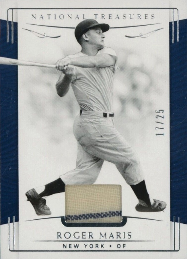 2019 Panini National Treasures Roger Maris #78 Baseball Card