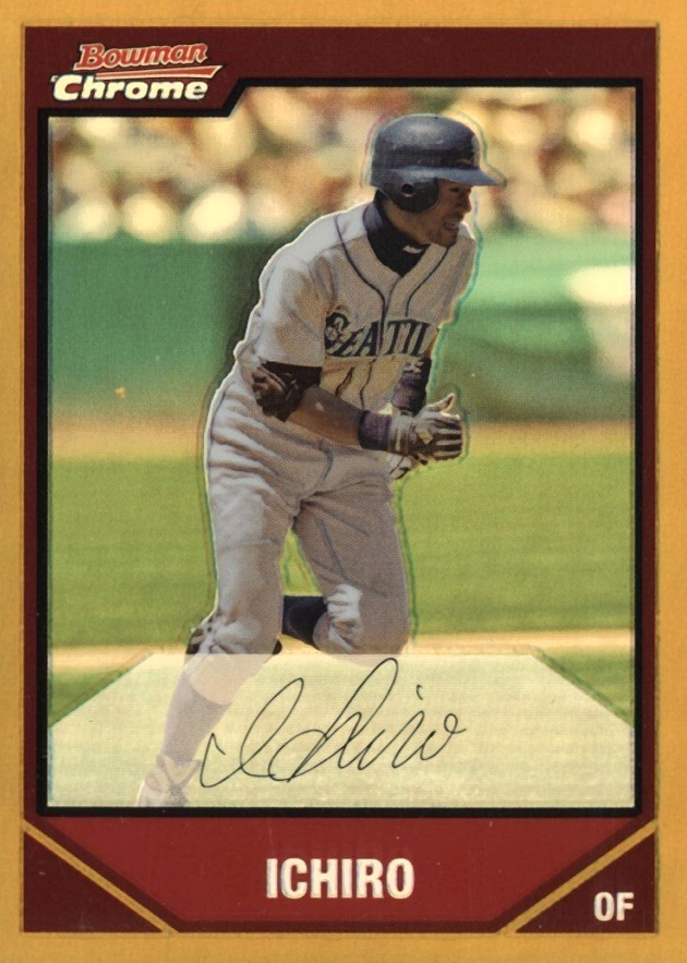 2007 Bowman Chrome Ichiro #75 Baseball Card