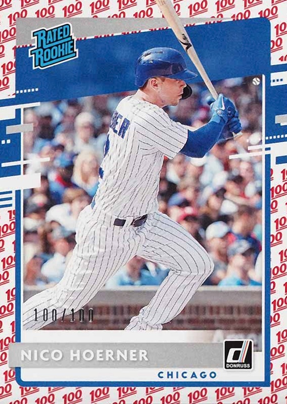 2020 Panini Donruss Nico Hoerner #38 Baseball Card