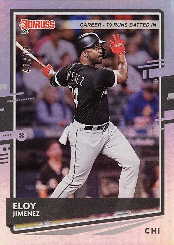 2020 Panini Donruss Eloy Jimenez #121 Baseball Card