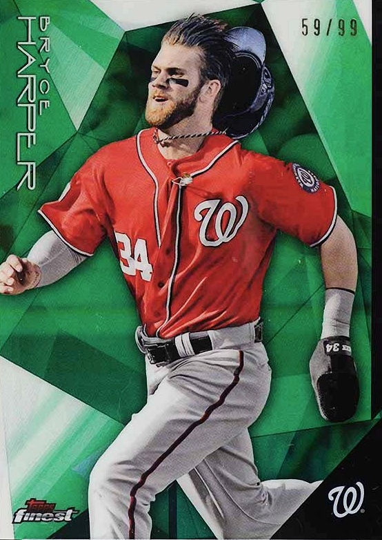 2015 Finest Bryce Harper #42 Baseball Card