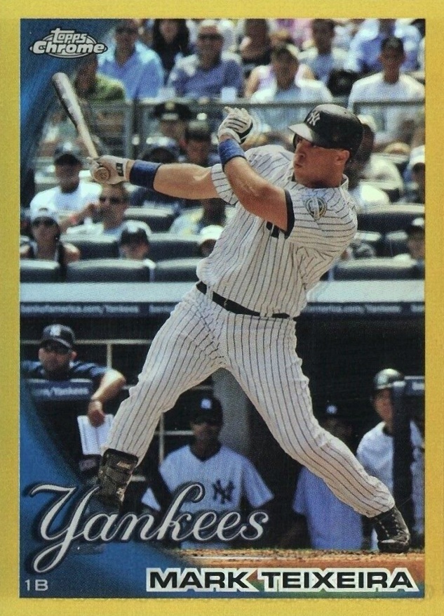2010 Topps Chrome Mark Teixeira #75 Baseball Card