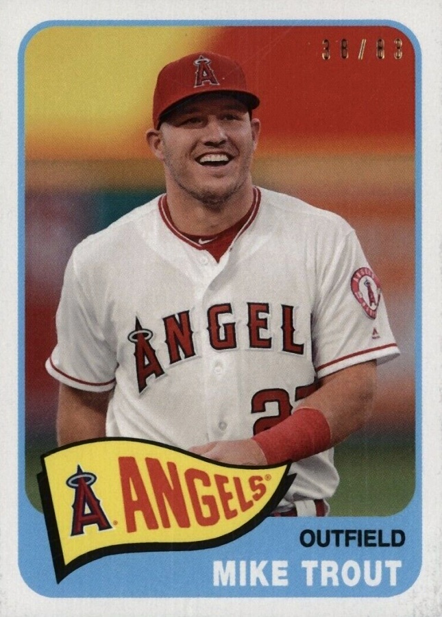 2019 Topps Transcendent VIP Party Mike Trout Through the Years Mike Trout #1965 Baseball Card