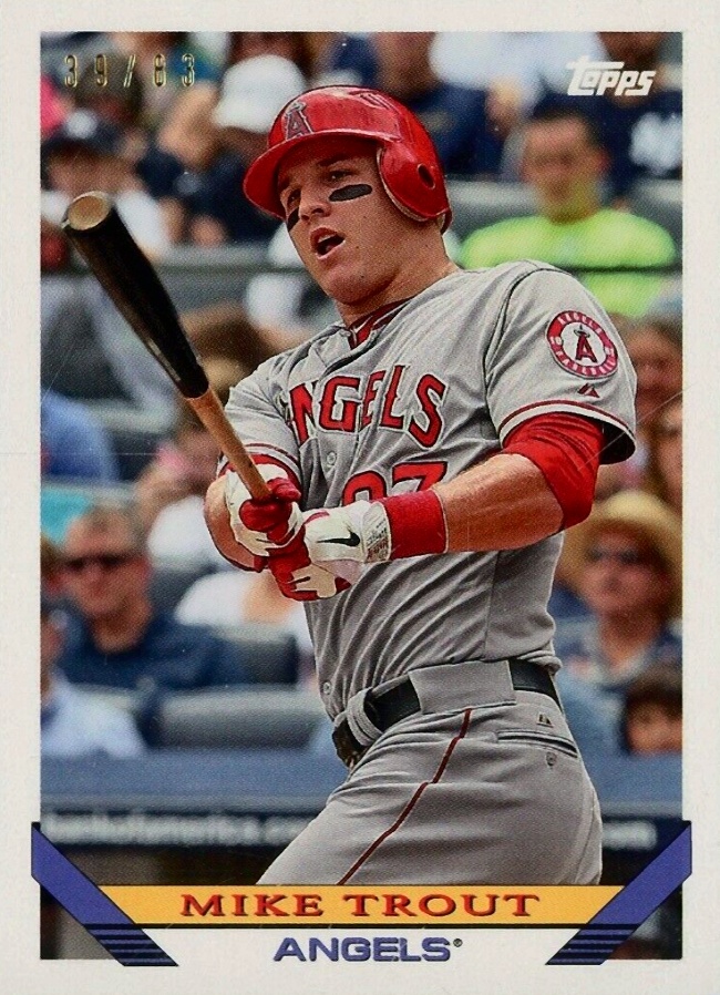 2019 Topps Transcendent VIP Party Mike Trout Through the Years Mike Trout #1993 Baseball Card
