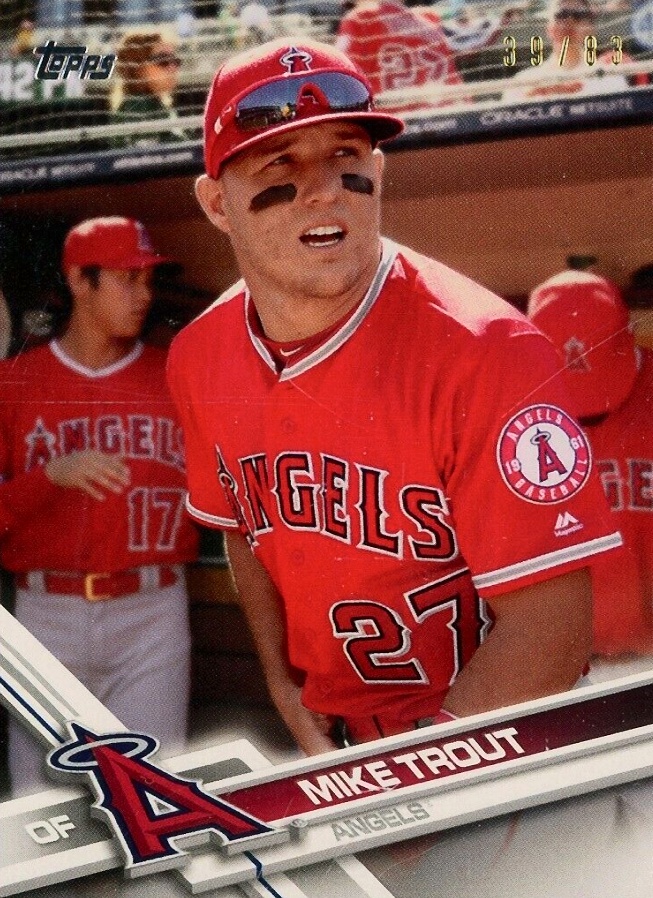 2019 Topps Transcendent VIP Party Mike Trout Through the Years Mike Trout #2017 Baseball Card