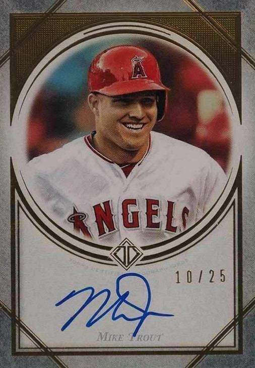 2019 Topps Transcendent VIP Party Mike Trout #MTAP1 Baseball Card